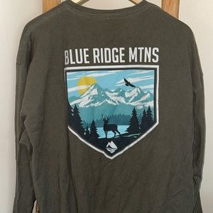 Blue Ridge MTNS Long Sleeve Shirt - Green